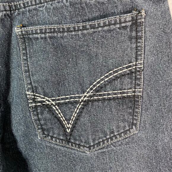 AMERICAN REPUBLIC Vintage Y2K Stonewash Black Jeans Size Mens 36 - Picture 10 of 15